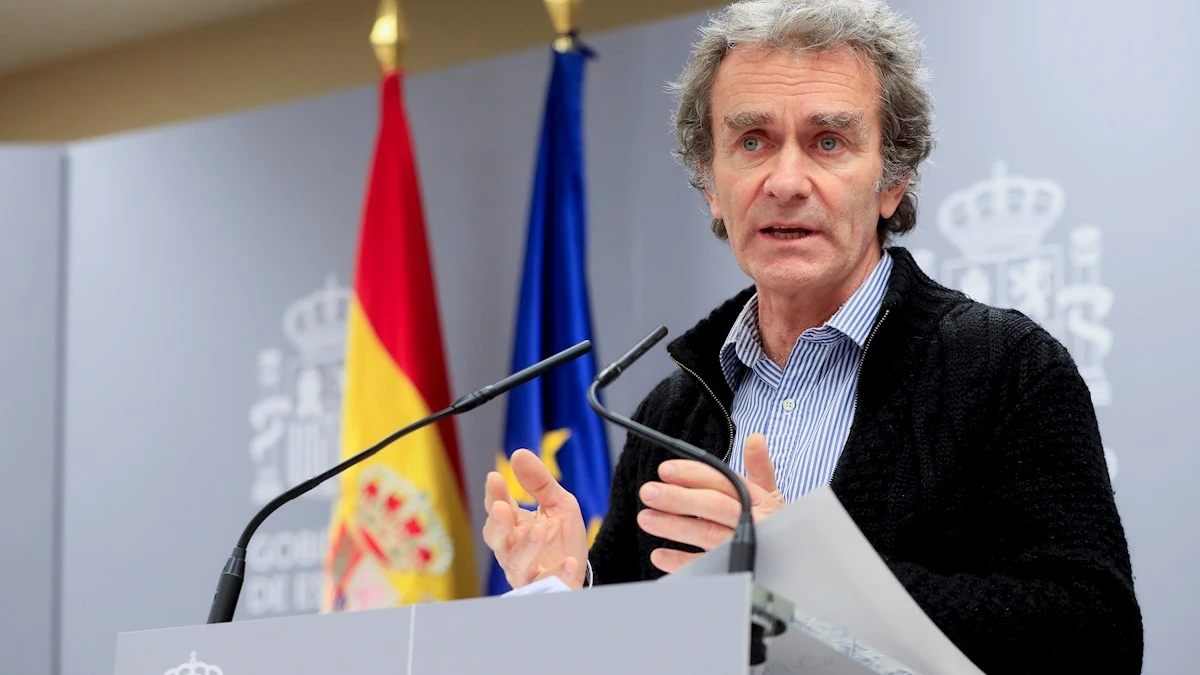 Fernando Simón en rueda de prensa Fernando Simón en rueda de prensa