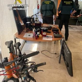Material robado que fue recuperado por la Guardia Civil Material robado que fue recuperado por la Guardia Civil