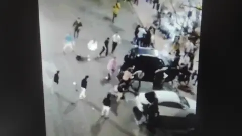 La pelea tuvo lugar ayer por la noche en la zona del Torreón La pelea tuvo lugar ayer por la noche en la zona del Torreón