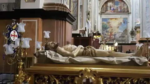 El Crist Jacent, imatge de la Setamana Santa 2020. El Crist Jacent del Sepulcre és la imatge de la Setmana Santa, amb motiu del 75 aniversari d´aquesta Germandat.