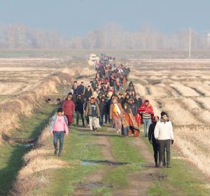 Refugiados en la frontera entre Turquía y Grecia Refugiados en la frontera entre Turquía y Grecia