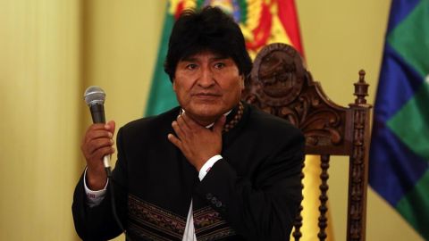 Imagen de archivo del expresidente de Bolivia, Evo Morales