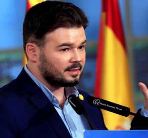 El portavoz de ERC en el Congreso, Gabriel Rufián El portavoz de ERC en el Congreso, Gabriel Rufián
