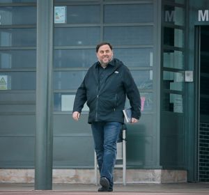 El líder de ERC, Oriol Junqueras, sale de prisión El líder de ERC, Oriol Junqueras, sale de prisión