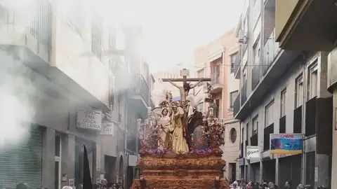 Trono de la Hermandad de la Sagrada Lanzada de Elche. Trono de la Hermandad de la Sagrada Lanzada de Elche.