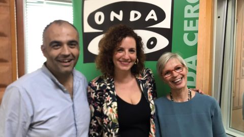 Yeray Rodr&iacute;guez, Sara Ram&iacute;rez y Teresa Correa.