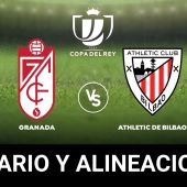 Granada - Athletic de Bilbao: Horario, alineaciones y dónde ver el partido de la Copa del Rey en directo