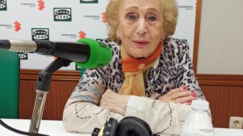 Bienvenida P&eacute;rez, durante la entrevista en Onda Cero Ciudad Real