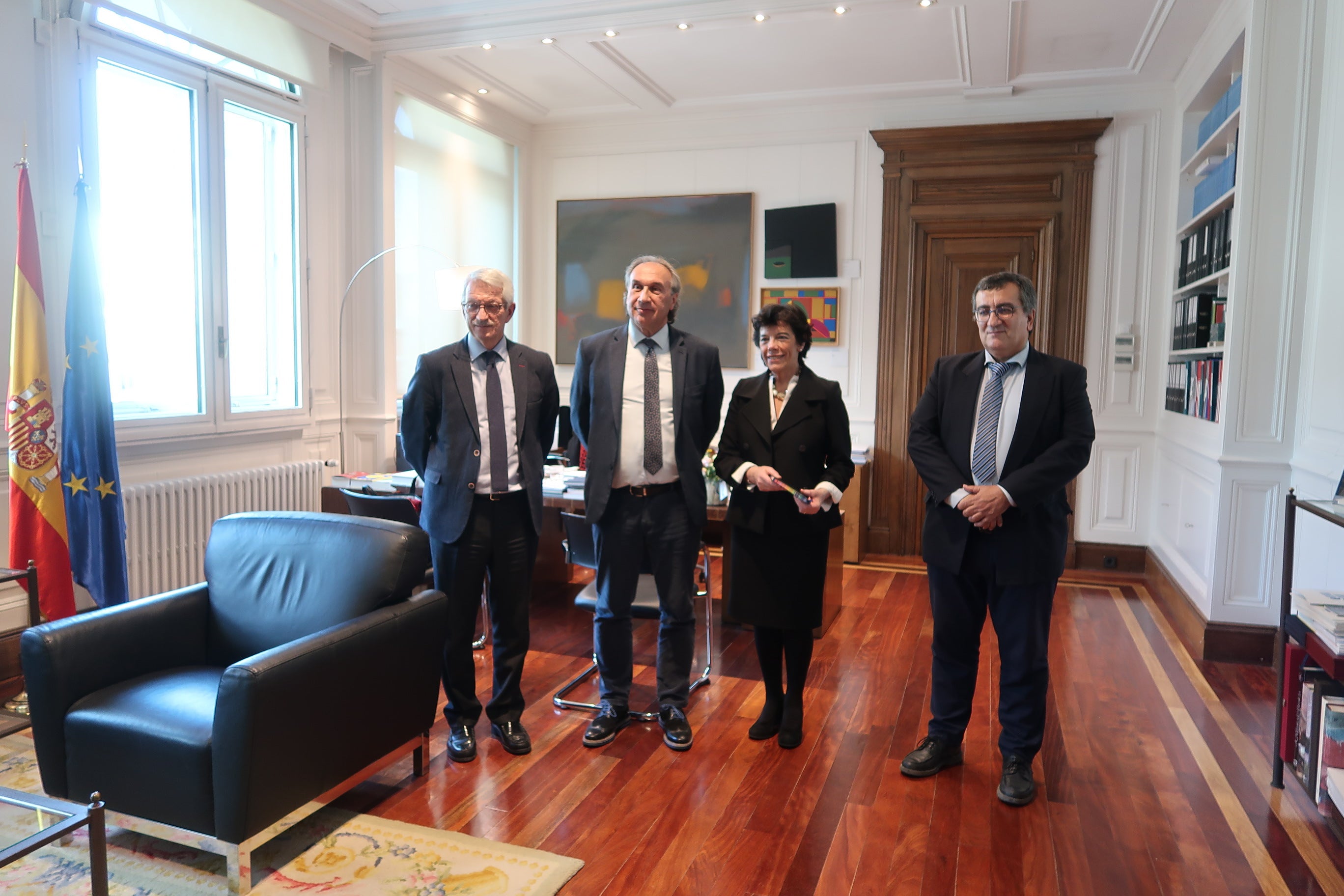 March subraya ante Celaá el crecimiento constante de alumnos en Baleares March subraya ante Celaá el crecimiento constante de alumnos en Baleares