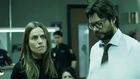 Raquel Murillo y el Profesor en 'La Casa de Papel' Raquel Murillo y el Profesor en 'La Casa de Papel'
