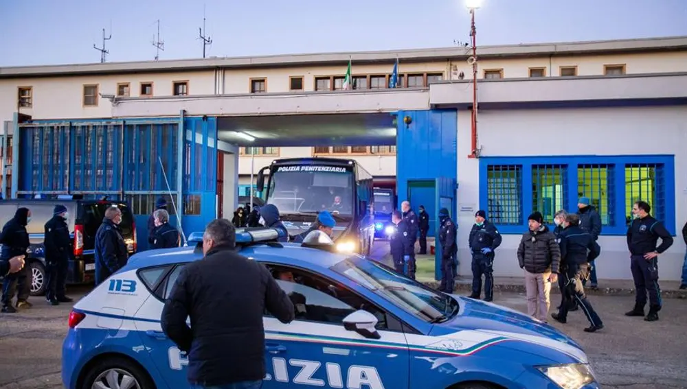 Coche de la Policía en Italia