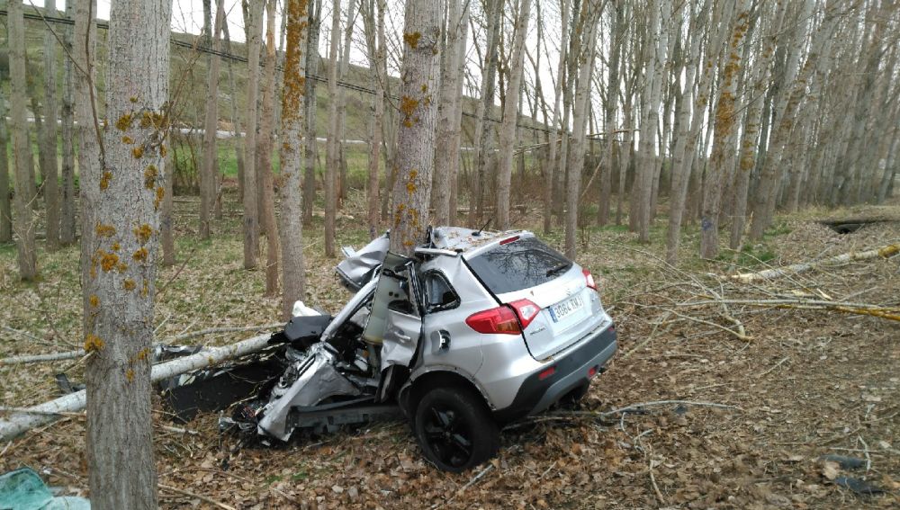 Fallece el conductor de un vehículo en un accidente ocurrido en el término de Guardo