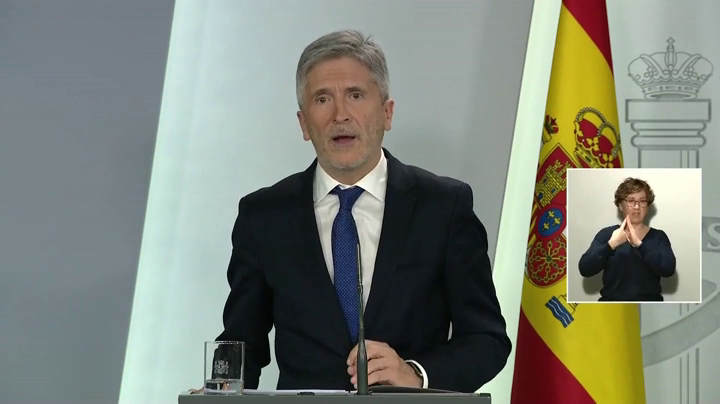 Marlaska, sobre una prórroga del estado de alarma: "Los próximos días serán determinantes" Marlaska, sobre una prórroga del estado de alarma: "Los próximos días serán determinantes"