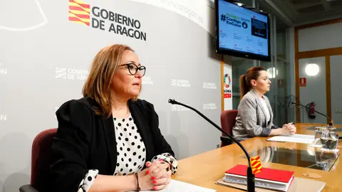 Mayte Pérez, consejera de Presidencia, en rueda de prensa coronavirus