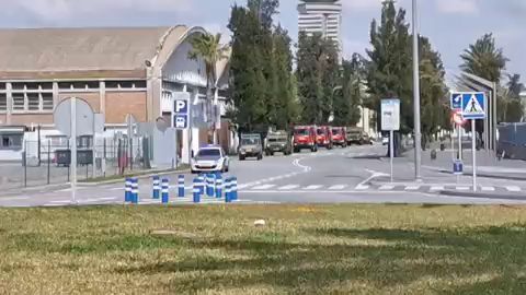 La UME llega al Puerto de Barcelona