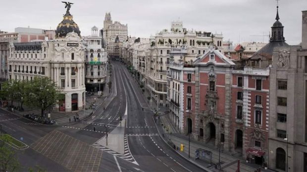 Madrid vacío: Las impactantes imágenes de la capital en el estado ...