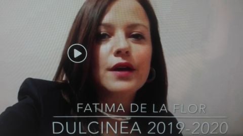F&aacute;tima de la Flor durante su intervenci&oacute;n en el v&iacute;deo