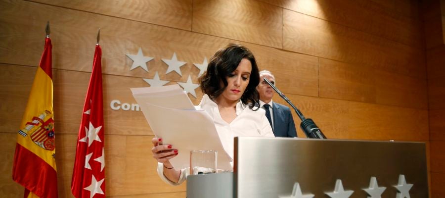 La presidenta de la Comunidad de Madrid, Isabel Díaz Ayuso La presidenta de la Comunidad de Madrid, Isabel Díaz Ayuso