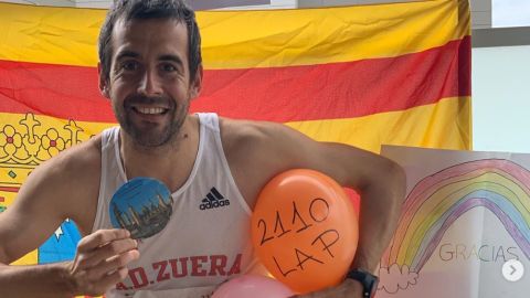 El atleta Agust&iacute;n Moreno