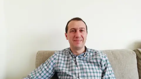 Javier Saralegui Saralegui confinado