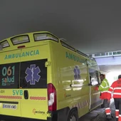 Ambulancias trabajando por el coronavirus. Ambulancias trabajando por el coronavirus.