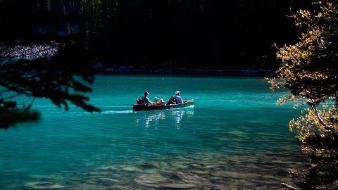 Navegando el lago Moraine