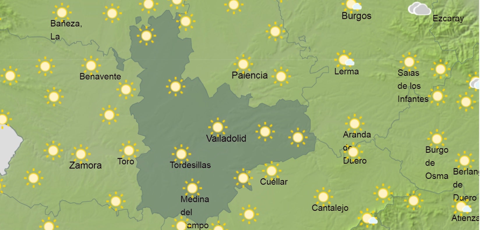 El Tiempo para las próximas horas El Tiempo para las próximas horas