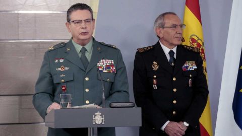 El director operativo adjunto de la Guardia Civil, Laurentino Ce&ntilde;a