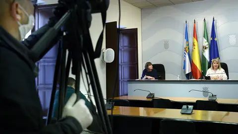 Mamen Sánchez en rueda de prensa Mamen Sánchez en rueda de prensa