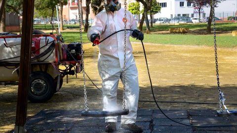 Controles de desinfecci&oacute;n en Jerez