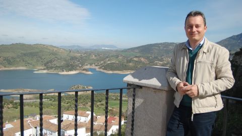 Santiago Galv&aacute;n, alcalde de Zahara
