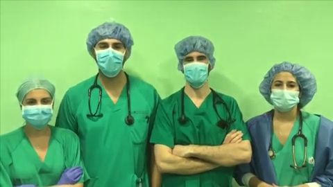 El emotivo vídeo de los sanitarios del Hospital de La Princesa: "Ayúdanos a ayudarte, quédate en casa"