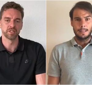 Pau Gasol y Rafa Nadal Pau Gasol y Rafa Nadal