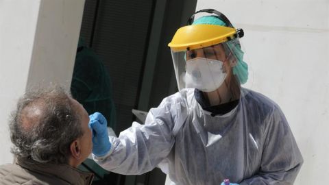 Prueba de detecci&oacute;n del coronavirus