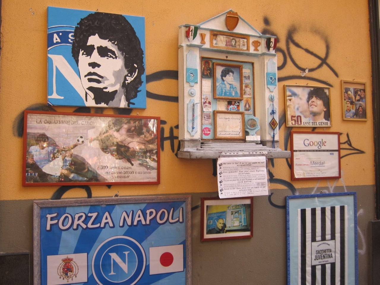 La pasión de Nápoles por Maradona La pasión de Nápoles por Maradona