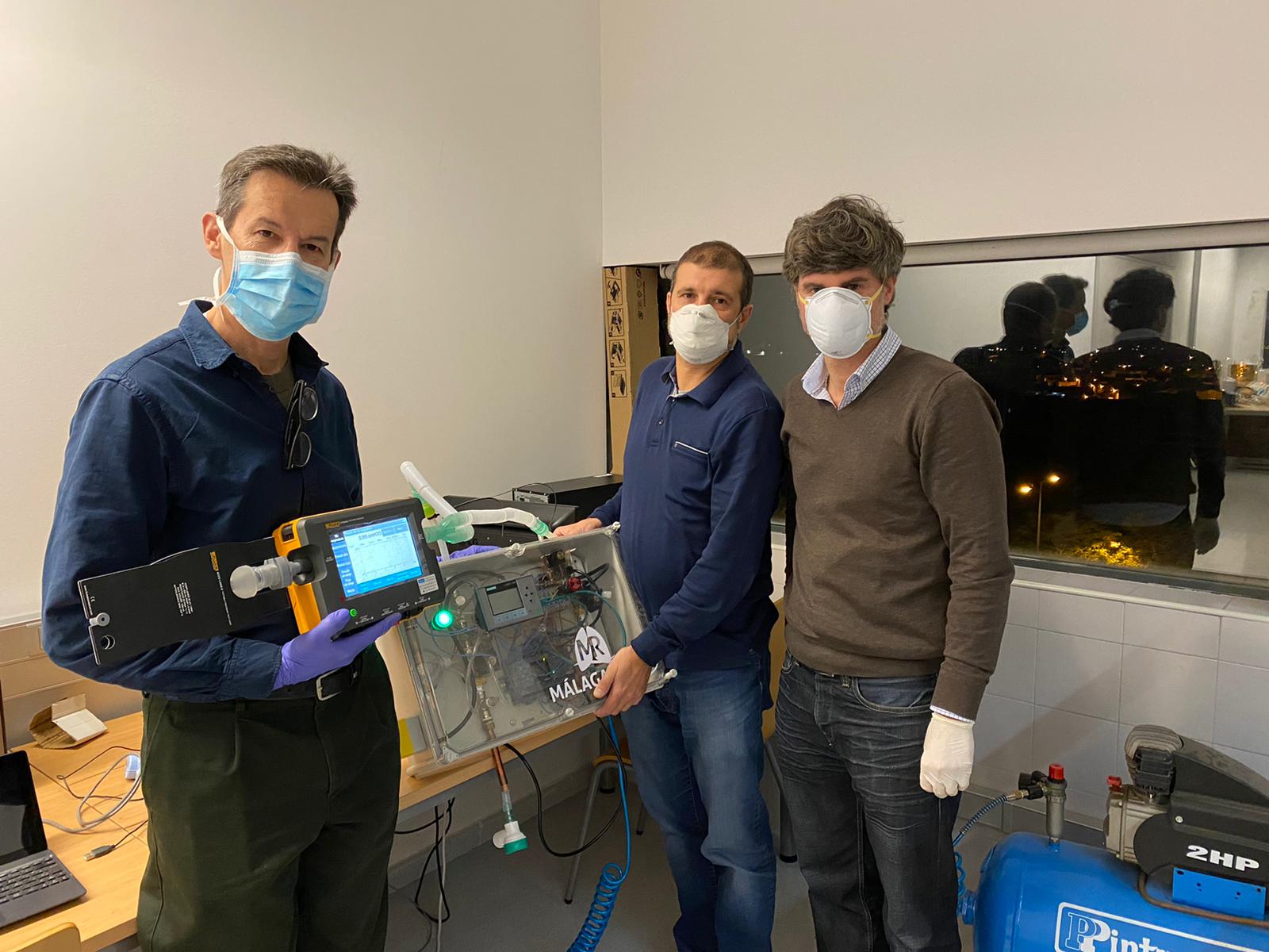 Investigadores de la UMA desarrollan un prototipo de respirador para pacientes con coronavirus Investigadores de la UMA desarrollan un prototipo de respirador para pacientes con coronavirus