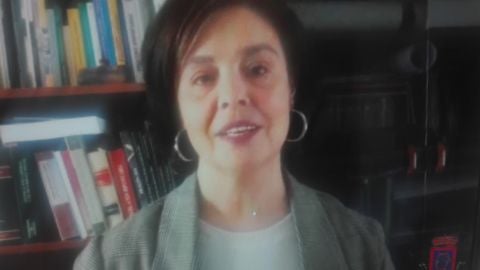 Pilar Zamora ha ofrecido una rueda de prensa a trav&eacute;s de las redes sociales