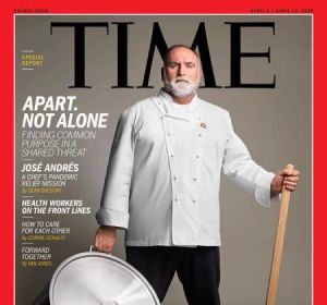 José Andrés, portada de la revista 'Time' José Andrés, portada de la revista 'Time'