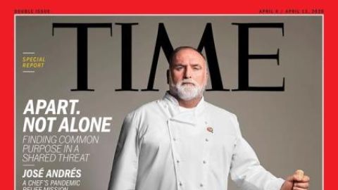 Jos&eacute; Andr&eacute;s, portada de la revista 'Time'
