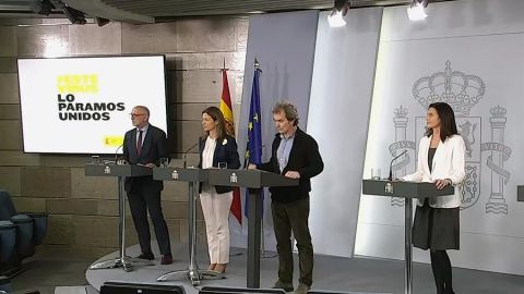 Fernando Sim&oacute;n, en la Moncloa. 