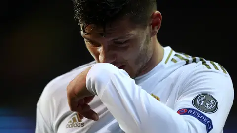 Luka Jovic, con el Real Madrid Luka Jovic, con el Real Madrid