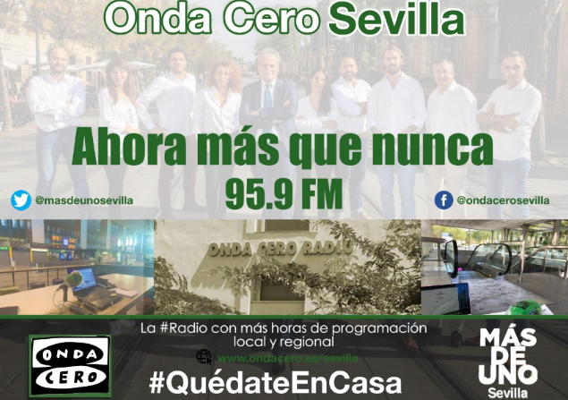 Onda Cero Sevilla apuesta por la información y el entrenamiento como servicio esencial Onda Cero Sevilla apuesta por la información y el entrenamiento como servicio esencial