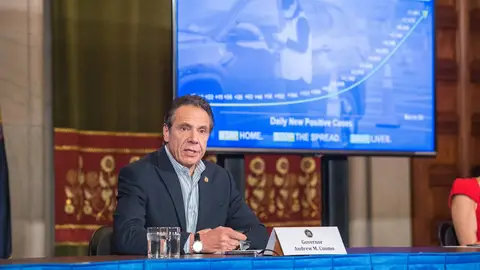 El gobernador de Nueva York, Andrew Cuomo El gobernador de Nueva York, Andrew Cuomo