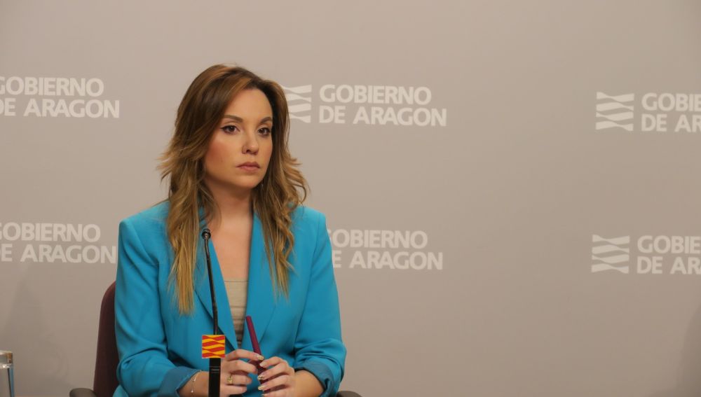 Maru Díaz, consejera de Universidad, en rueda de prensa