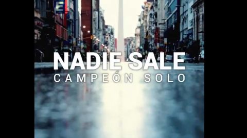 "Nadie sale campe&oacute;n solo": el v&iacute;deo de la AFA contra el coronavirus