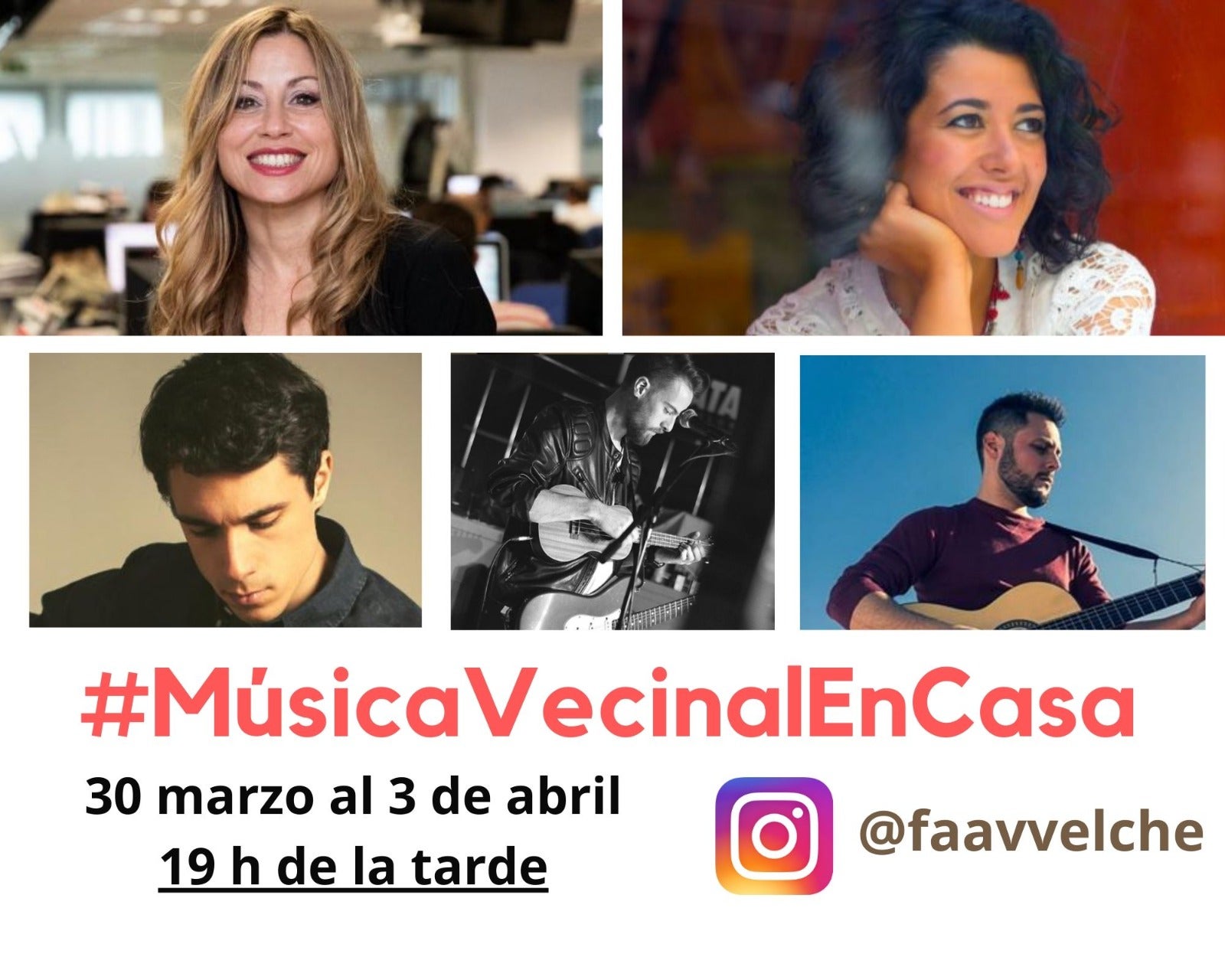 La Federación de Asociaciones de Vecinos organiza un ciclo de conciertos con artistas ilicitanos La Federación de Asociaciones de Vecinos organiza un ciclo de conciertos con artistas ilicitanos