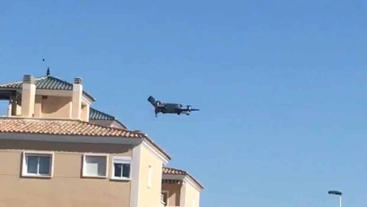 El dron de la Policía Local de Elche se encuentra trabajando desde este pasado fin de semana. El dron de la Policía Local de Elche se encuentra trabajando desde este pasado fin de semana.