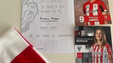 La felicitaci&oacute;n de Yulema Corres, jugadora del Athletic