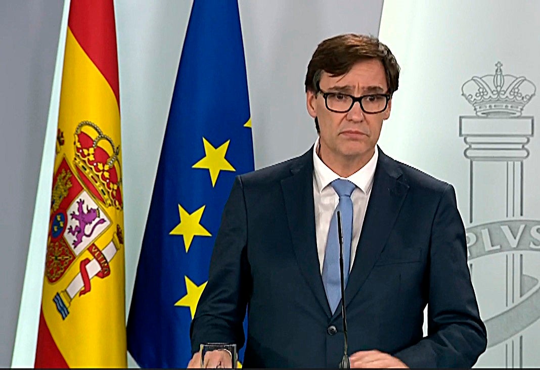 Illa anuncia que Sánchez explicará el sábado a la oposición y a las CCAA su decisión sobre el estado de alarma Illa anuncia que Sánchez explicará el sábado a la oposición y a las CCAA su decisión sobre el estado de alarma