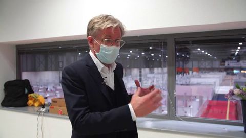 La OMS visita el hospital temporal en IFEMA: "Los madrileños deberían sentirse orgullosos"